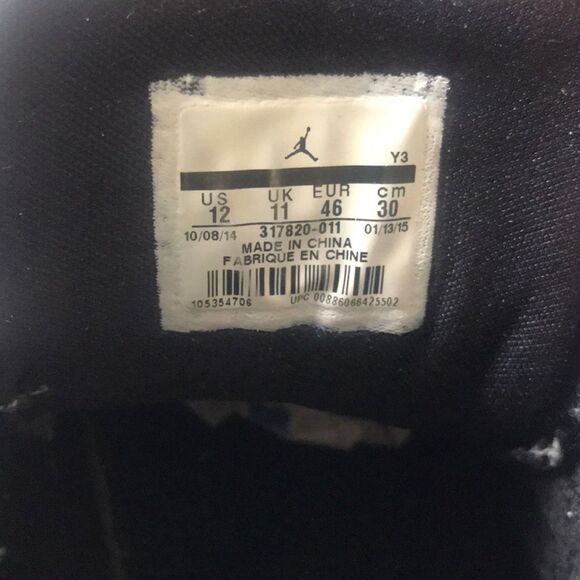 NIKE JORDAN AIR FLIGHT 23 (BG) BLACK317820-011 CLASSIC MEN SHOES 12 - Picture 14 of 14